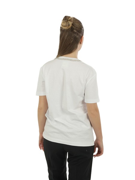 T-Shirt Semicouture Elodie Bianco